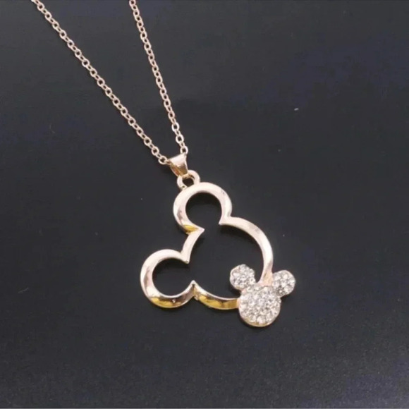 1 LEFT! Rose Gold Mickey Mouse Necklace - Picture 4 of 4